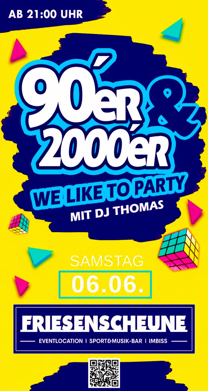 90 ER JAHRE PARTY