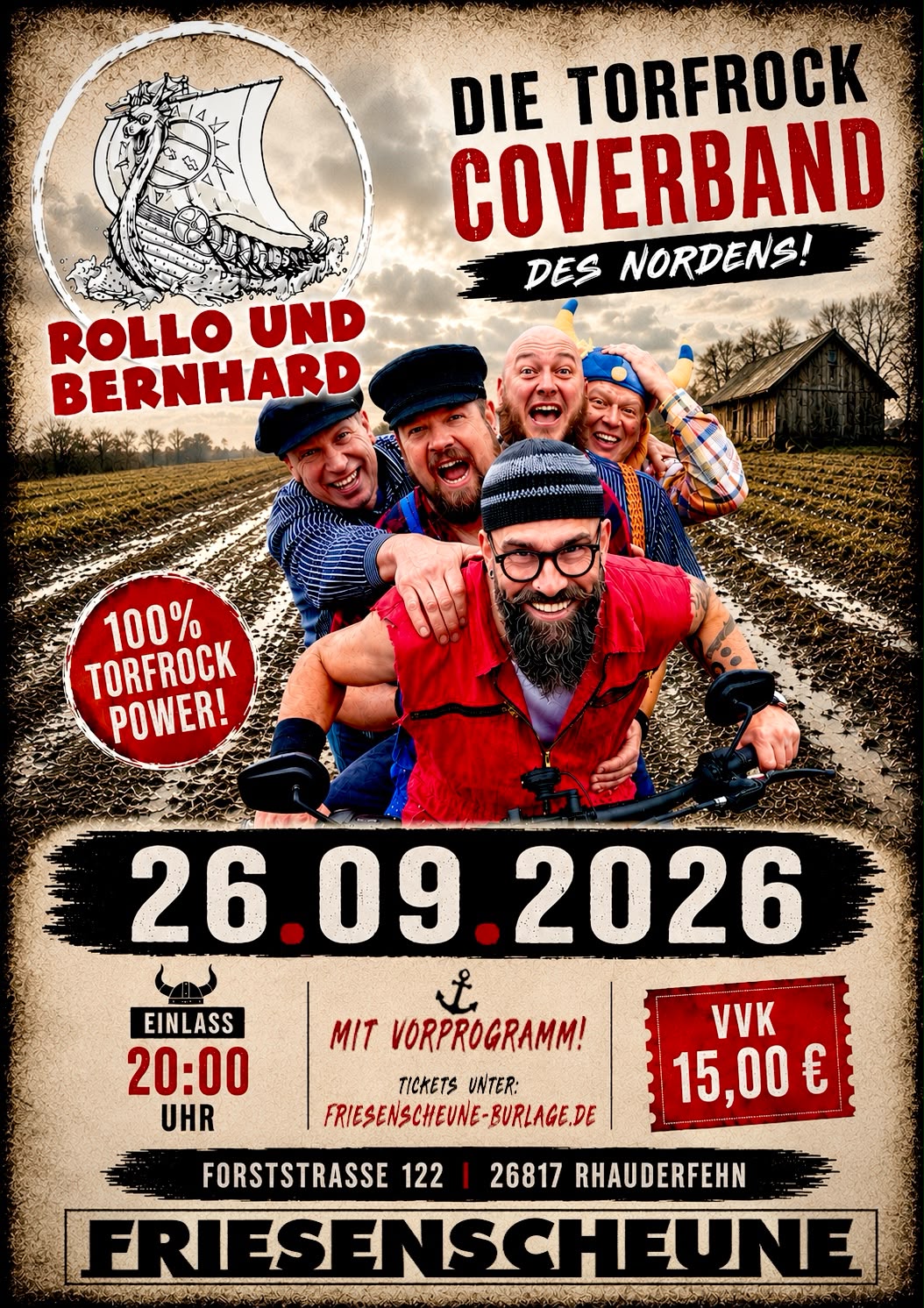 Rollo und Bernhard- Torfrock Coverband 1 Torfrock cover